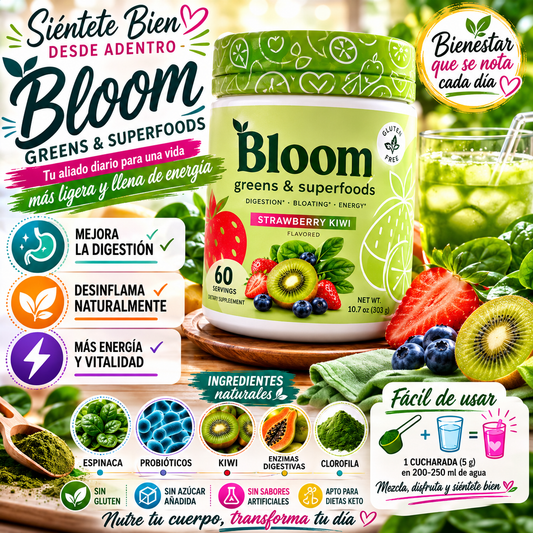 Bloom Suplemento para la Digestión