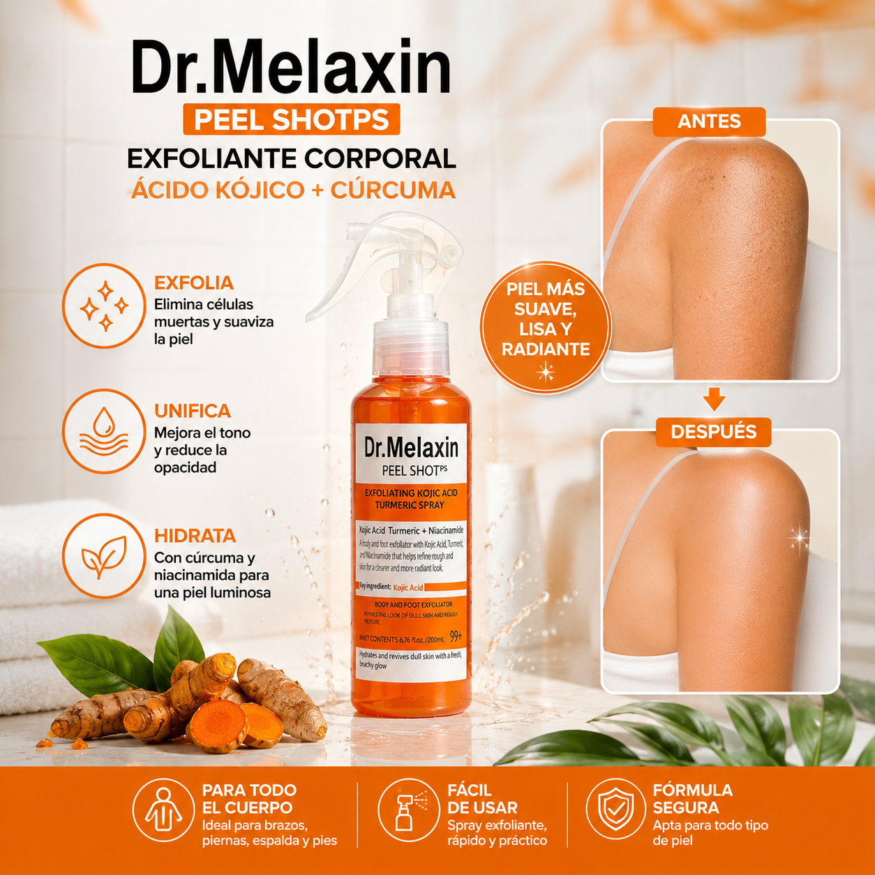 Exfoliante Corporal Dr. Melaxin