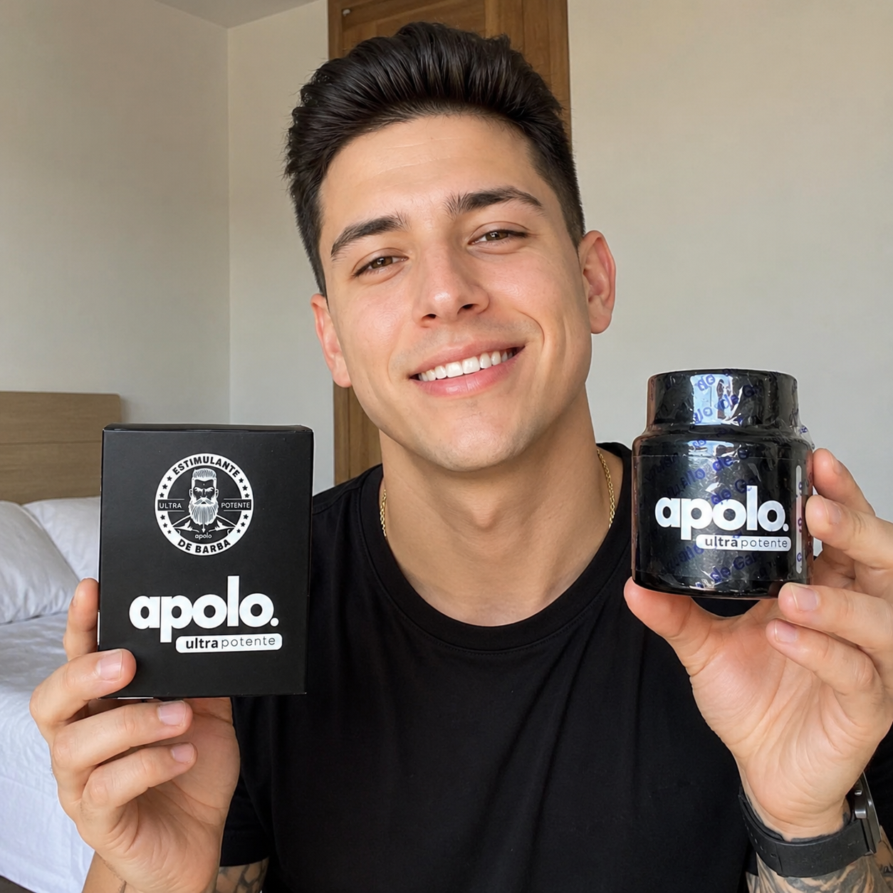 Apolo Ultra Crecimiento de Barba