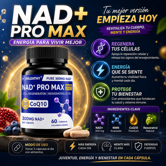 NAD + Promax Suplemento Antivejez